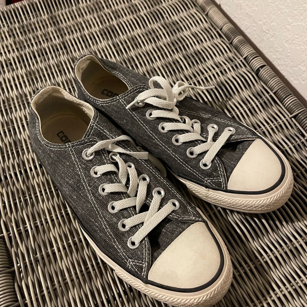 Converse Gray and White Sneakers